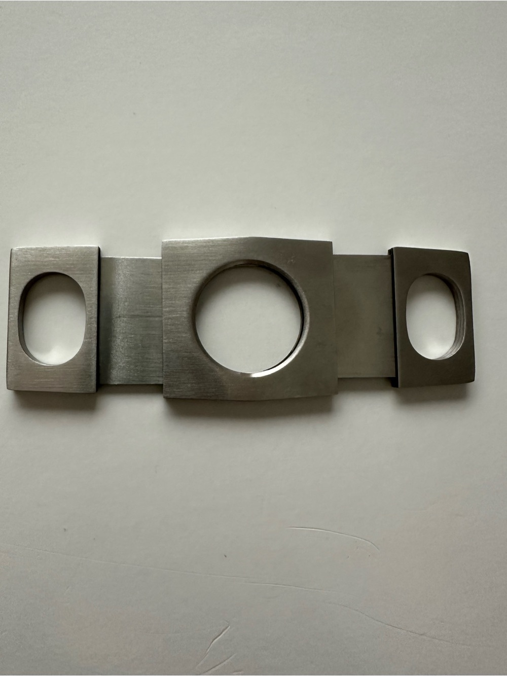 Cigar Cutter Lucienne Guillotine Straight 64 gage Stainless Steel